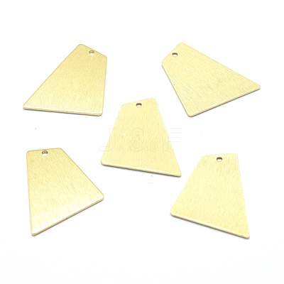 Brass Pendants KK-P155-22G-NR-1