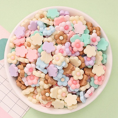 Opaque Resin Cabochons CRES-F030-01D-1