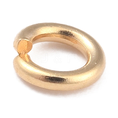 Rack PlatingBrass Open Jump Rings KK-O139-18L-G-1