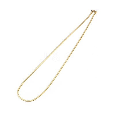 Ion Plating(IP) 304 Stainless Steel Herringbone Chain Necklace for Men Women NJEW-E076-04B-G-1
