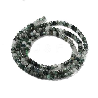 Natural Moss Agate Beads Strands G-C228-A01-2x3mm-1