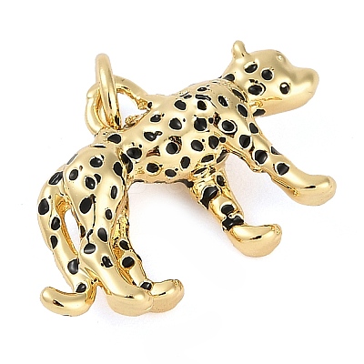 Rack Plating Brass Enamel Pendants X-KK-P287-10G-1