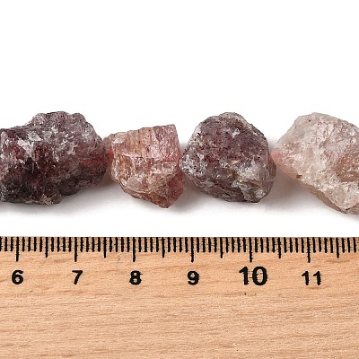 Natural Strawberry Quartz Beads Strands G-S386-C13-1