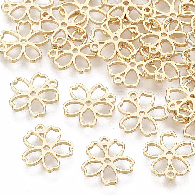 Brass Charms X-KK-T055-003G-NF-1