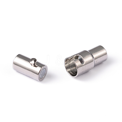 Brass Locking Tube Magnetic Clasps LS-MC078-1