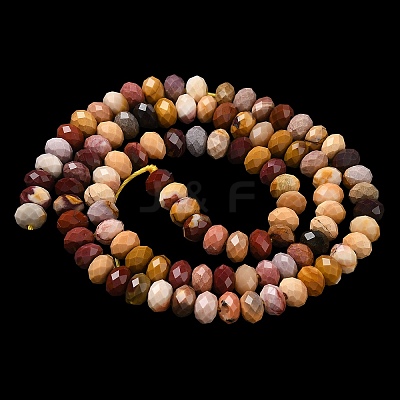 Natural Mookaite Bead Strands G-D344-A32-1
