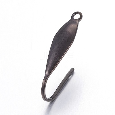 316 Surgical Stainless Steel Earring Hooks Ion Plating(IP) X-STAS-L211-10-B-1