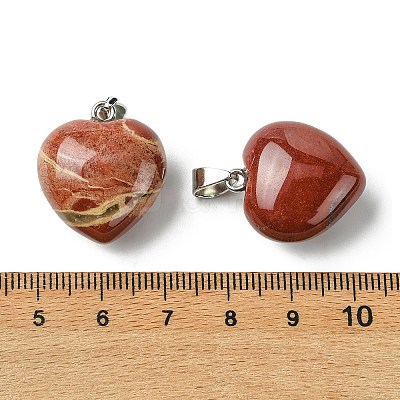 Natural Red Jasper Pendants G-F820-10A-23-1