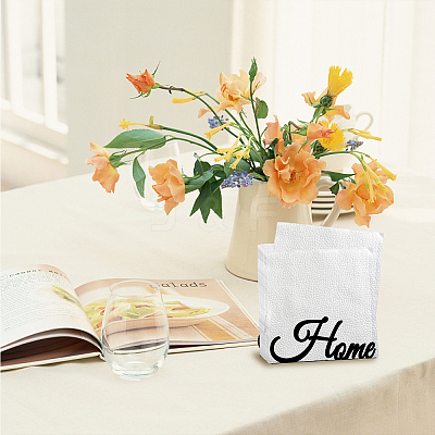 Iron Napkin Holder DJEW-WH0020-015-1