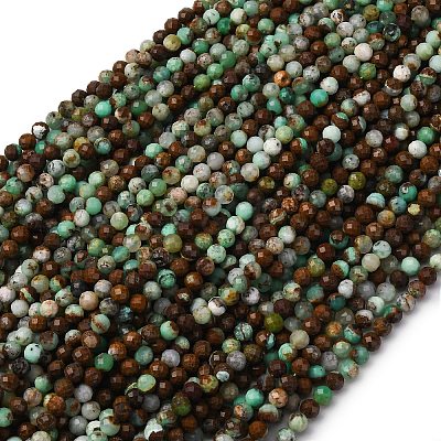 Natural Serpentine Beads Strands G-RM250101-D8-6mm-1