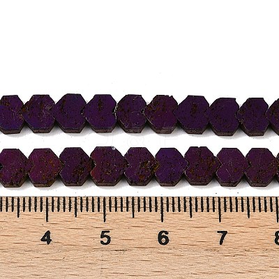 Electroplated Natural Lava Rock Beads Strands G-K388-04B-10-1