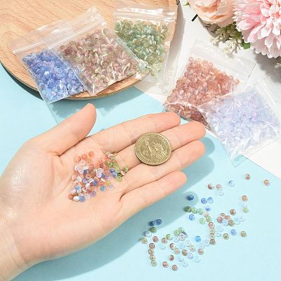 438Pcs Imitation Cat Eye Glass Seed Beads SEED-FS0001-47B-1