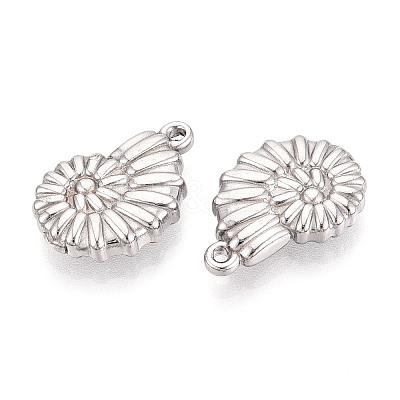304 Stainless Steel Pendants STAS-T065-35P-1