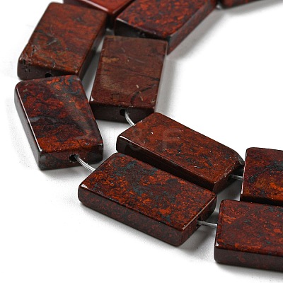 Natural Flower Agate Beads Strands G-M420-G01-01-1