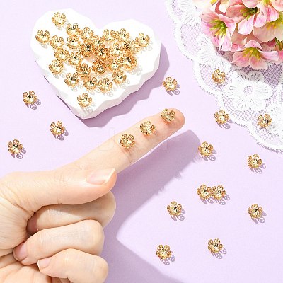 SHEGRACE Brass Bead Caps XGRPCU085-283G-1
