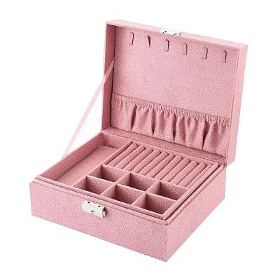 Velvet & Wood Jewelry Boxes VBOX-I001-02A-1
