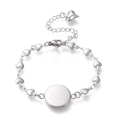 Tarnish Resistant 304 Stainless Steel Bracelet Making STAS-L248-009P-B-1