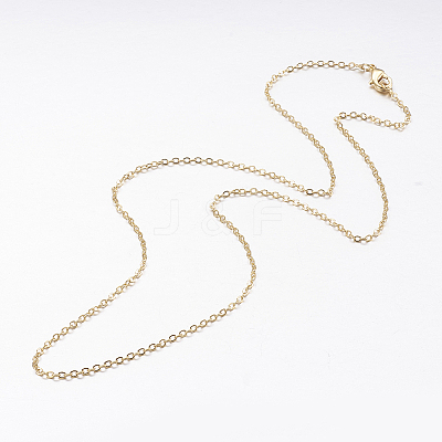 Brass Chain Necklaces X-MAK-L009-04G-1