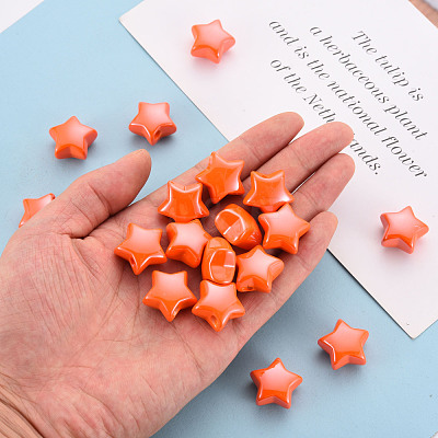 Opaque Acrylic Beads MACR-S372-02B-84-1