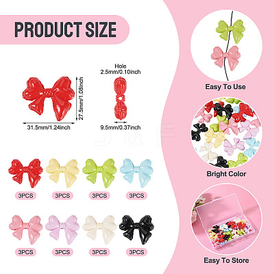 24Pcs 8 Colors Baking Paint Alloy Beads FIND-TA0009-28-1