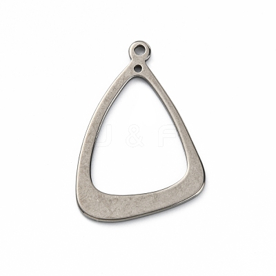 304 Stainless Steel 2-Loop Link Pendants STAS-WH0017-015-1