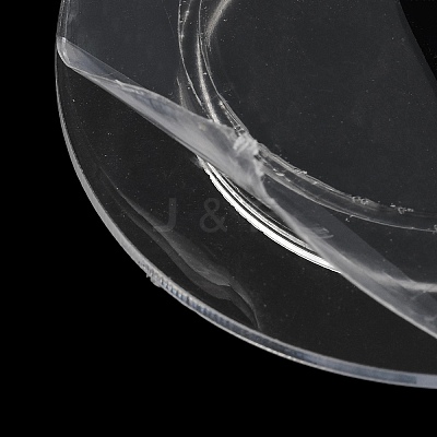 Clear Acrylic Slant Back Single Bracelet Bangle Display Stands BDIS-C003-01C-1