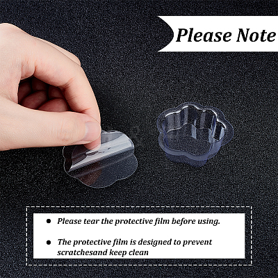 40Pcs Cat Paw Transparent Blister Packaging Inner Tray CON-OC0001-51-1
