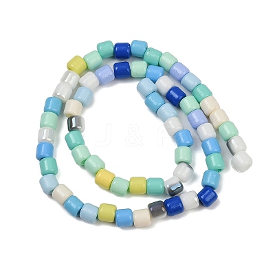 Baking Paint Glass Beads Strands LAMP-S070-06D-1