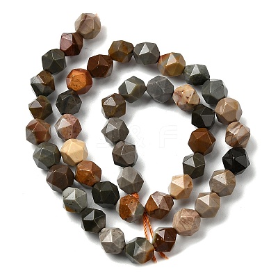 Natural Picasso Jasper Beads Strands G-Z119-A25-02-1