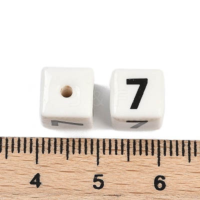 Handmade Porcelain Beads X1-PORC-R003-07-07-1