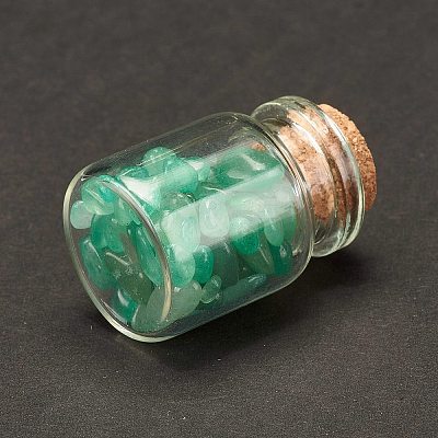 Transparent Glass Wishing Bottle Decoration LS-DJEW-A001-01A-06-1