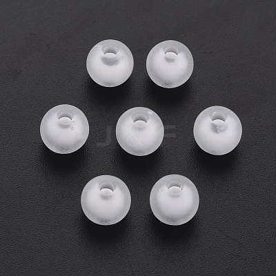 Frosted Acrylic Beads FACR-Q006-12mm-01-1