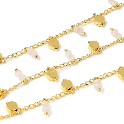 Brass Flat Round Link Chains CHC-H114-07G-06-1