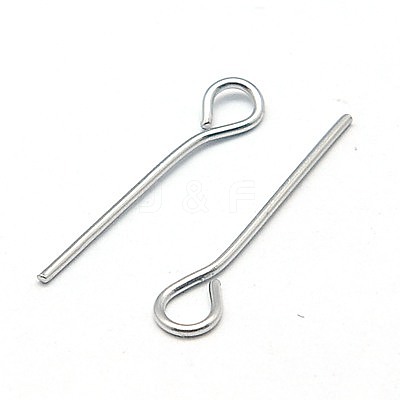 Tarnish Resistant 304 Stainless Steel Eye Pin STAS-E013-0.6x16mm-1