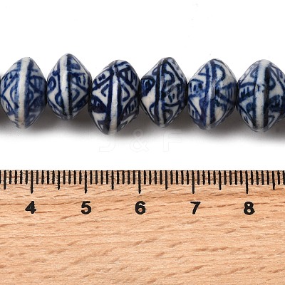 Handmade Porcelain Beads Strand PORC-H014-02-1