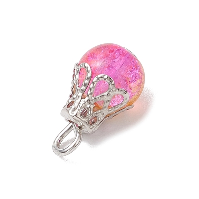 Glass Pendants PALLOY-JF03284-01-1