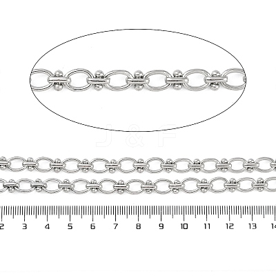 Tarnish Resistant 304 Stainless Steel Link Chain CHS-H028-03P-01-1