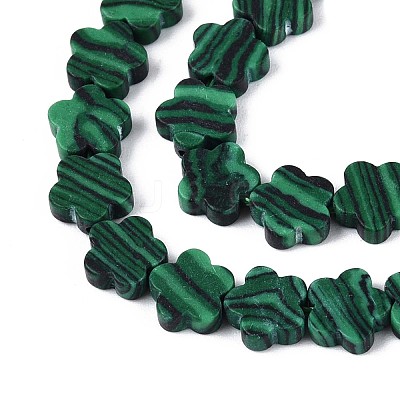 Synthetic Malachite Beads Strands G-N257-24A-06-1