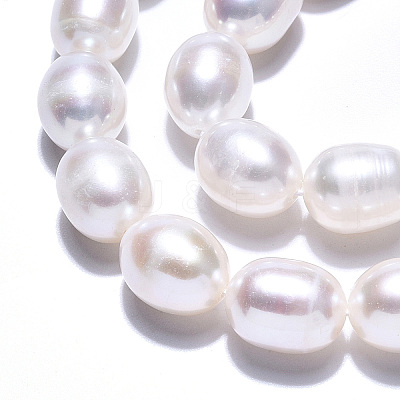 Natural Cultured Freshwater Pearl Beads Strands PEAR-N012-08D-1