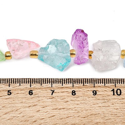 Raw Rough Natural Quartz Crystal Beads Strands X-G-Z131-J01-06-1