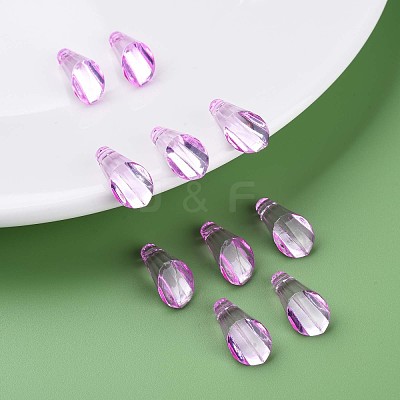 Transparent Acrylic Pendants MACR-S373-111-B02-1