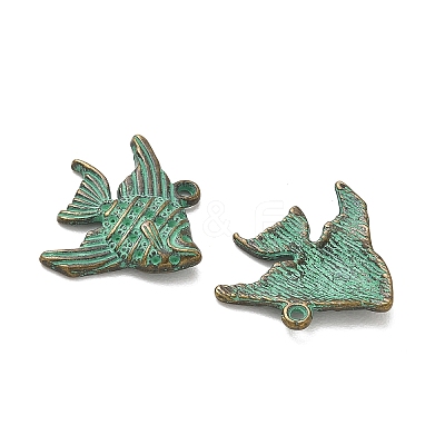 Tibetan Style Alloy Pendants AL-CBA8ABC-06-1