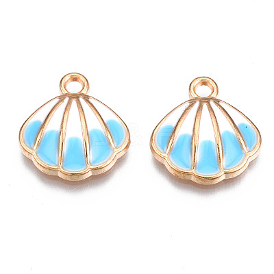 Alloy Enamel Pendants ENAM-Q446-001A-RS-1