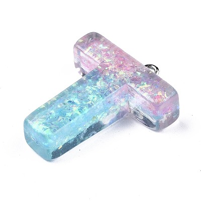 Transparent Epoxy Resin Pendants LS-CRES-S364-002T-1