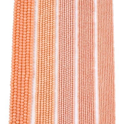 Opaque Solid Color Imitation Jade Glass Beads Strands EGLA-A044-P2mm-D33-1