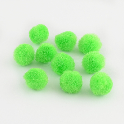 DIY Doll Craft Pom Pom Yarn Pom Pom Balls AJEW-S006-10mm-07-1