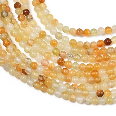 Natural Xiuyan Jade Beads Strands GG-CBA0389-A01-3mm-1