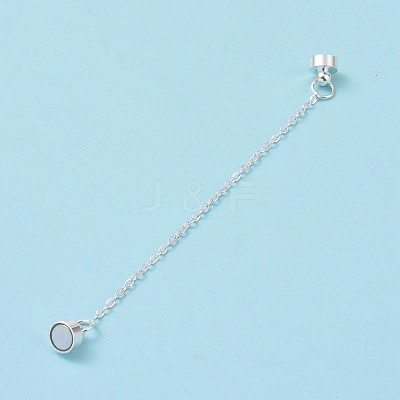 Brass Magnetic Clasp with Cable Safety Chain KK-F839-035S-1