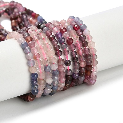 Natural Tanzanite & Colorful Spinel Beads Strands G-Z106-A04-3mm-1