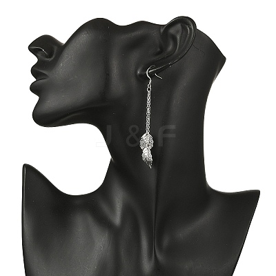 304 Stainless Steel Dangle Earrings EJEW-JE06595-02-1